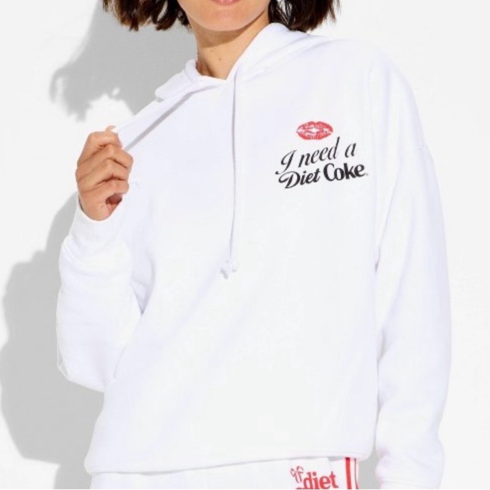 Target White 'I Need a Diet Coke' Hoodie